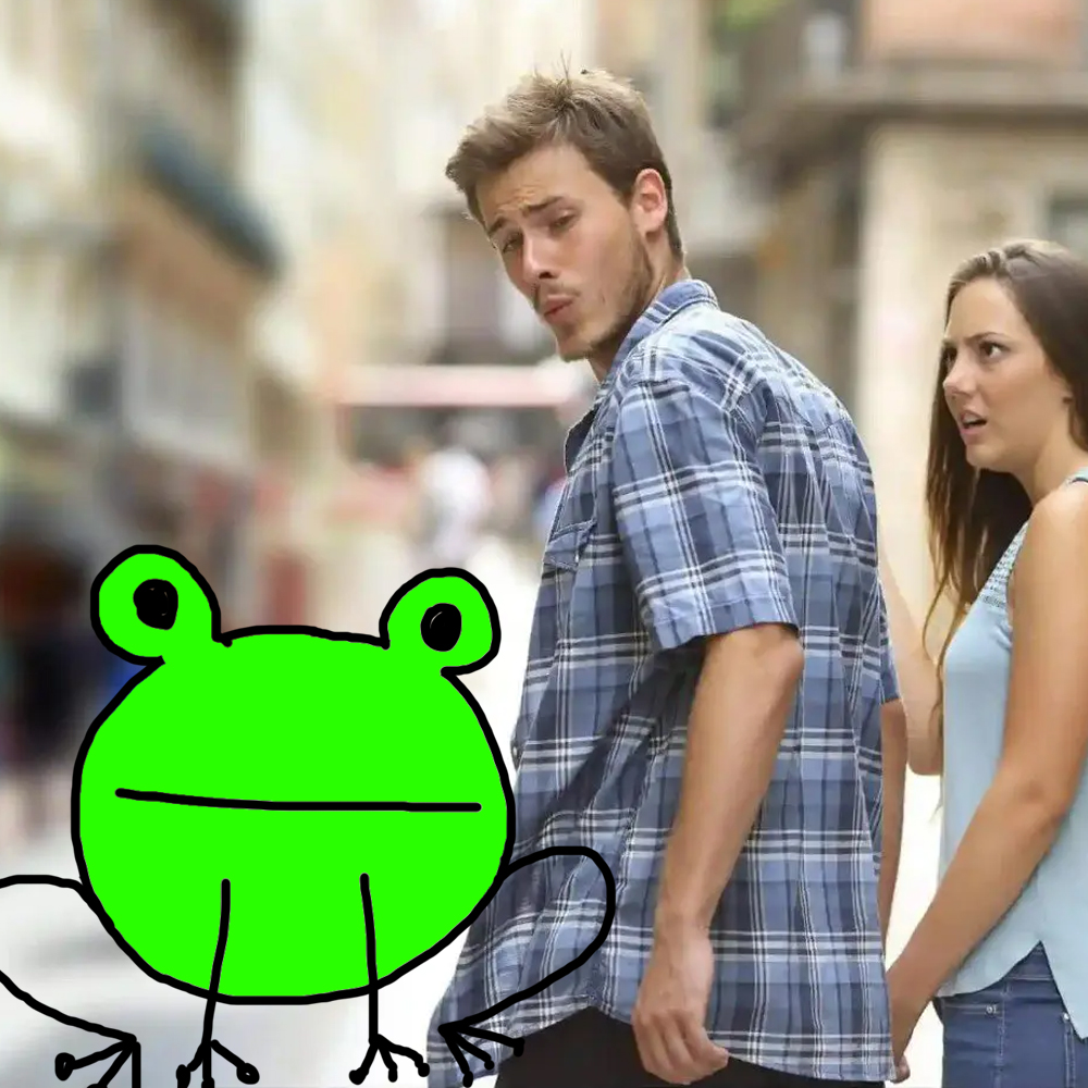 ROG memecoin meme artwork 11 - rog frog cryptocurrency community art