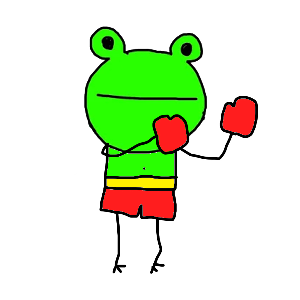 ROG memecoin meme artwork 13 - rog frog cryptocurrency community art