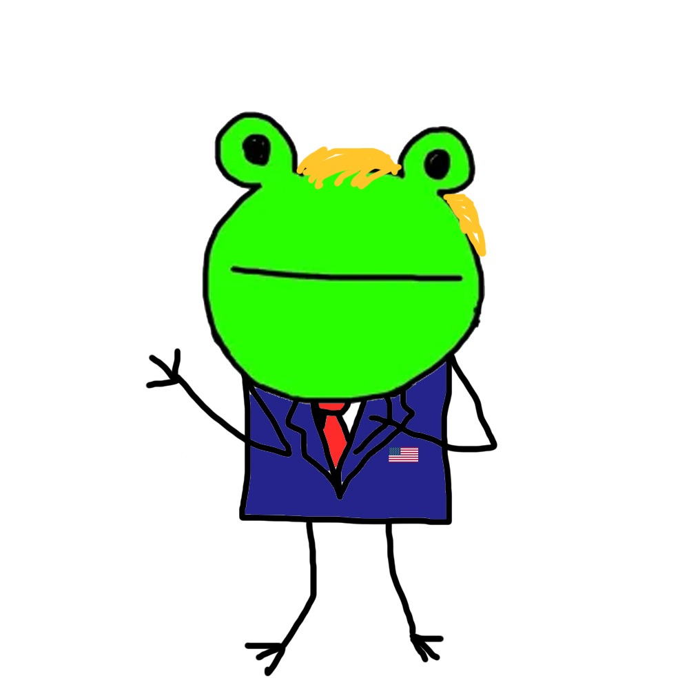 ROG memecoin meme artwork 14 - rog frog cryptocurrency community art