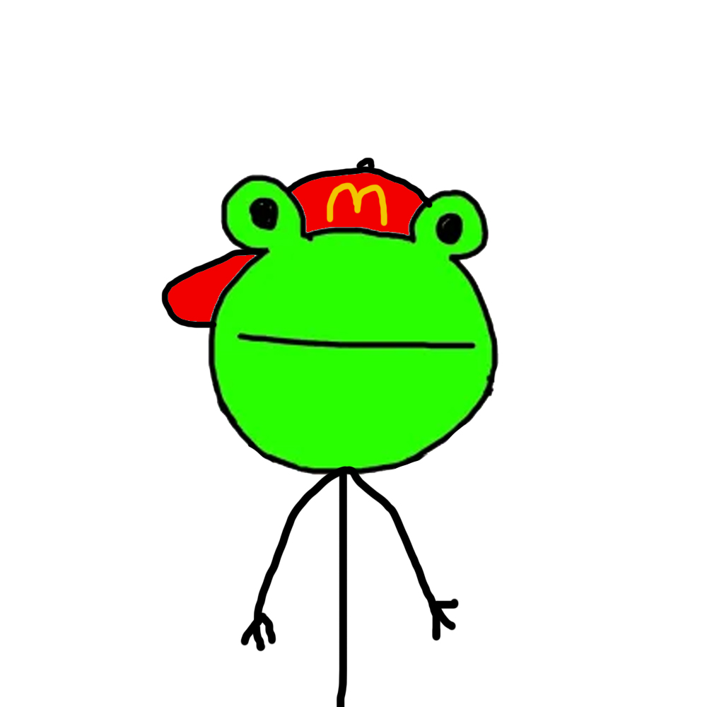 ROG memecoin meme artwork 17 - rog frog cryptocurrency community art