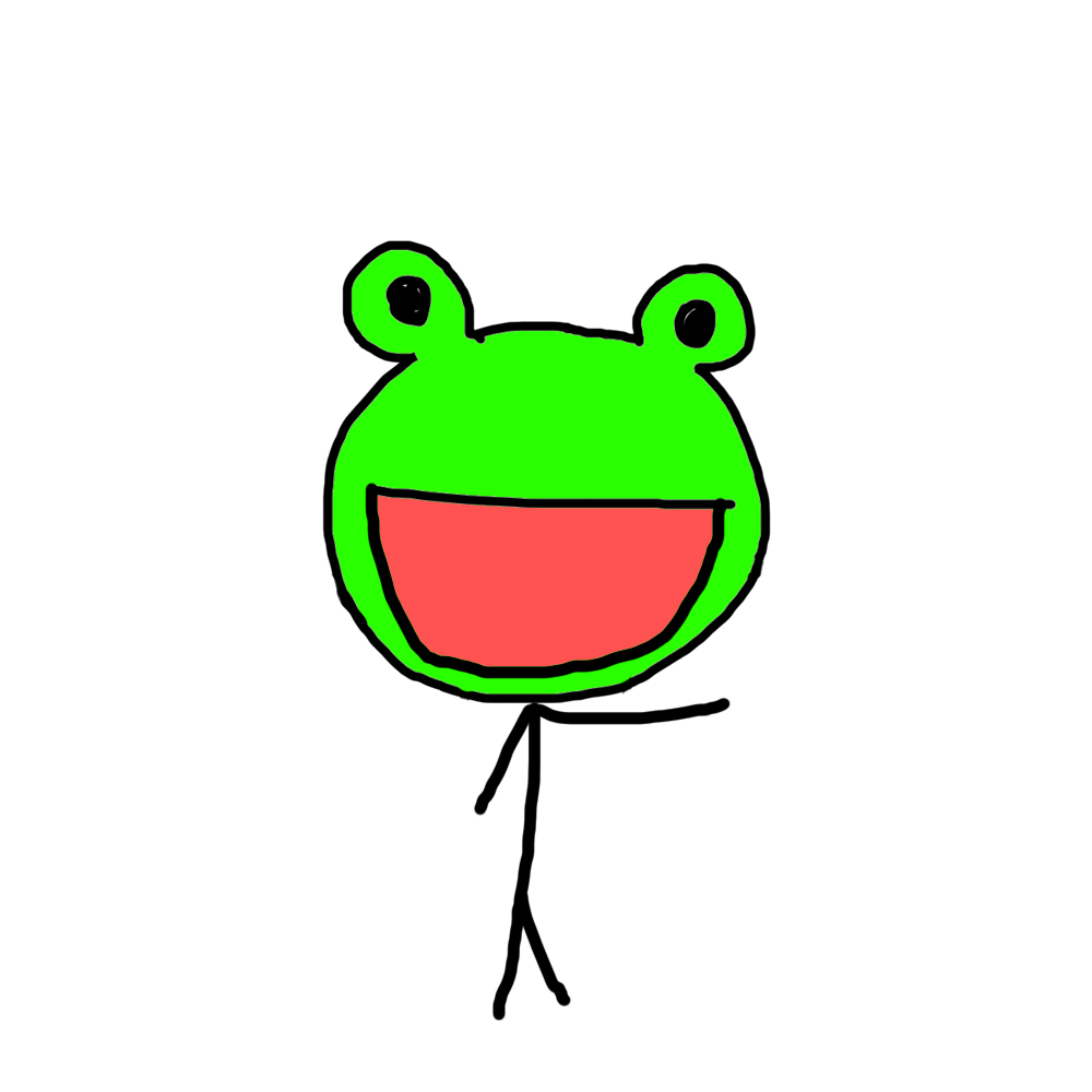 ROG memecoin meme artwork 4 - rog frog cryptocurrency community art