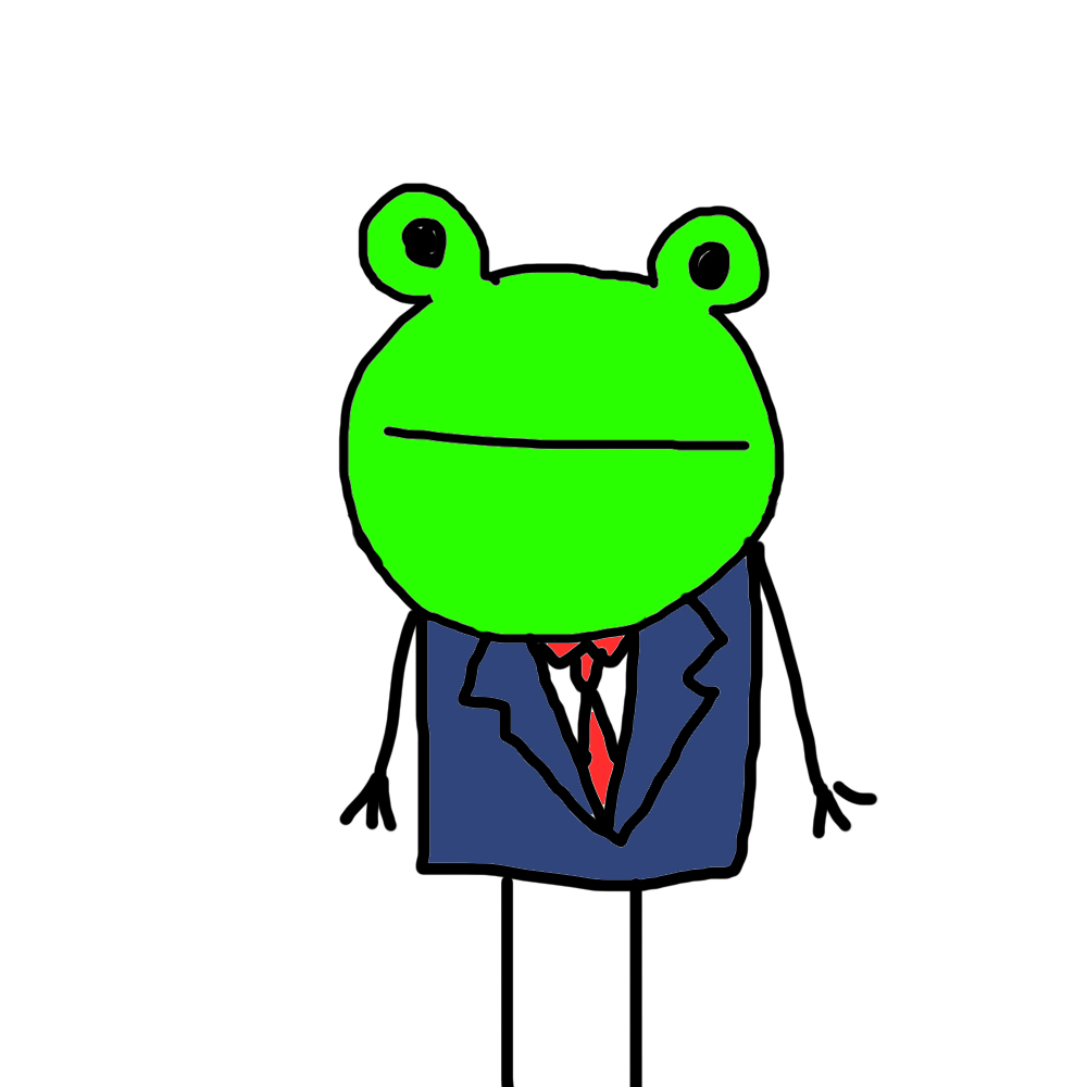 ROG memecoin meme artwork 5 - rog frog cryptocurrency community art